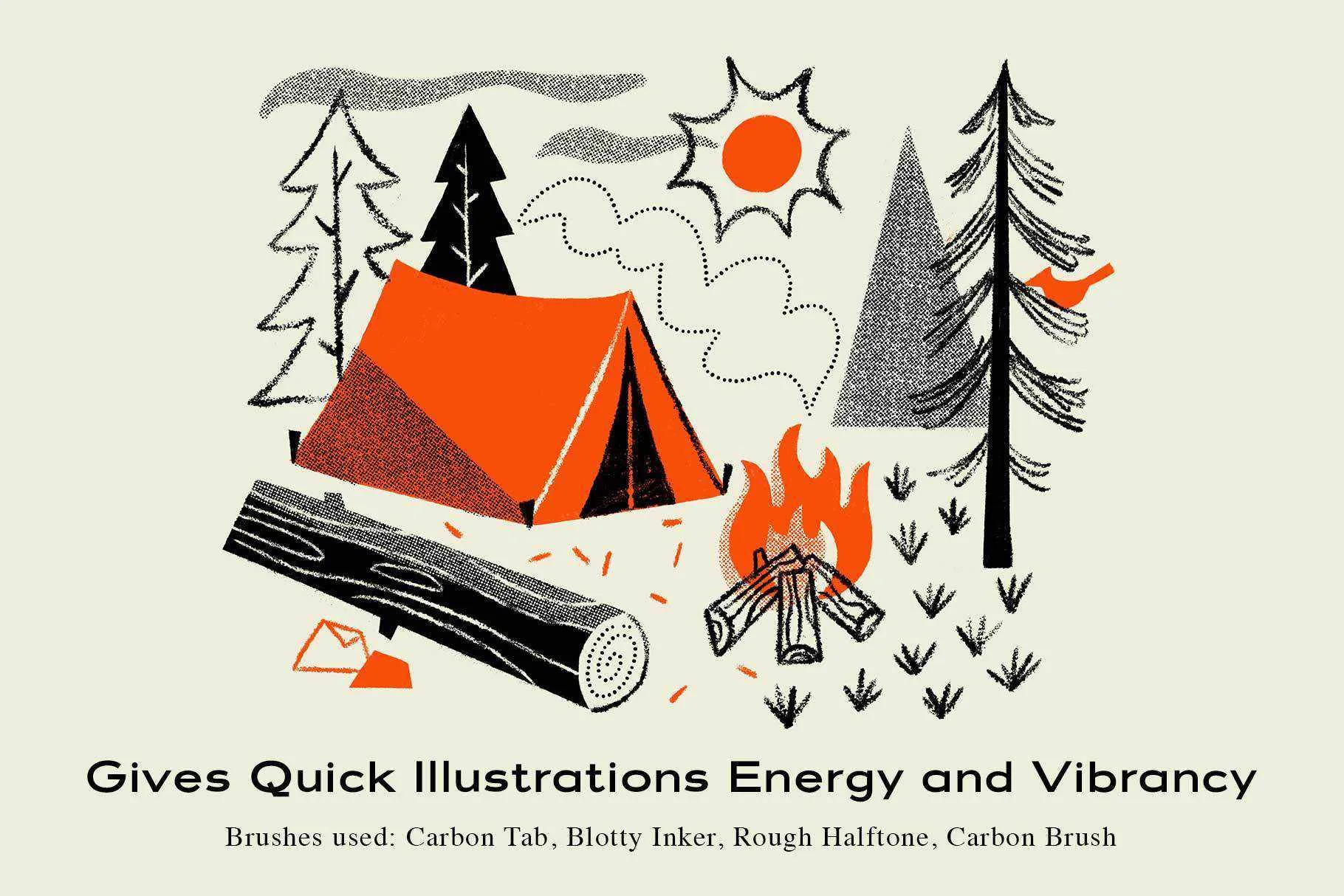 The Complete Mid-Century Brush Collection for Clip Studio Paint