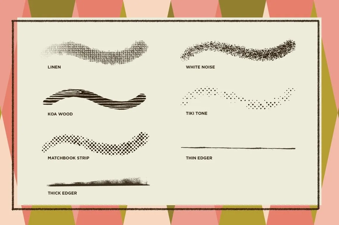 The Complete Mid-Century Brush Collection for Clip Studio Paint