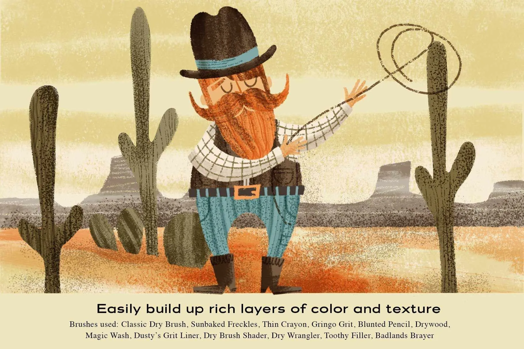 The Complete Mid-Century Brush Collection for Clip Studio Paint