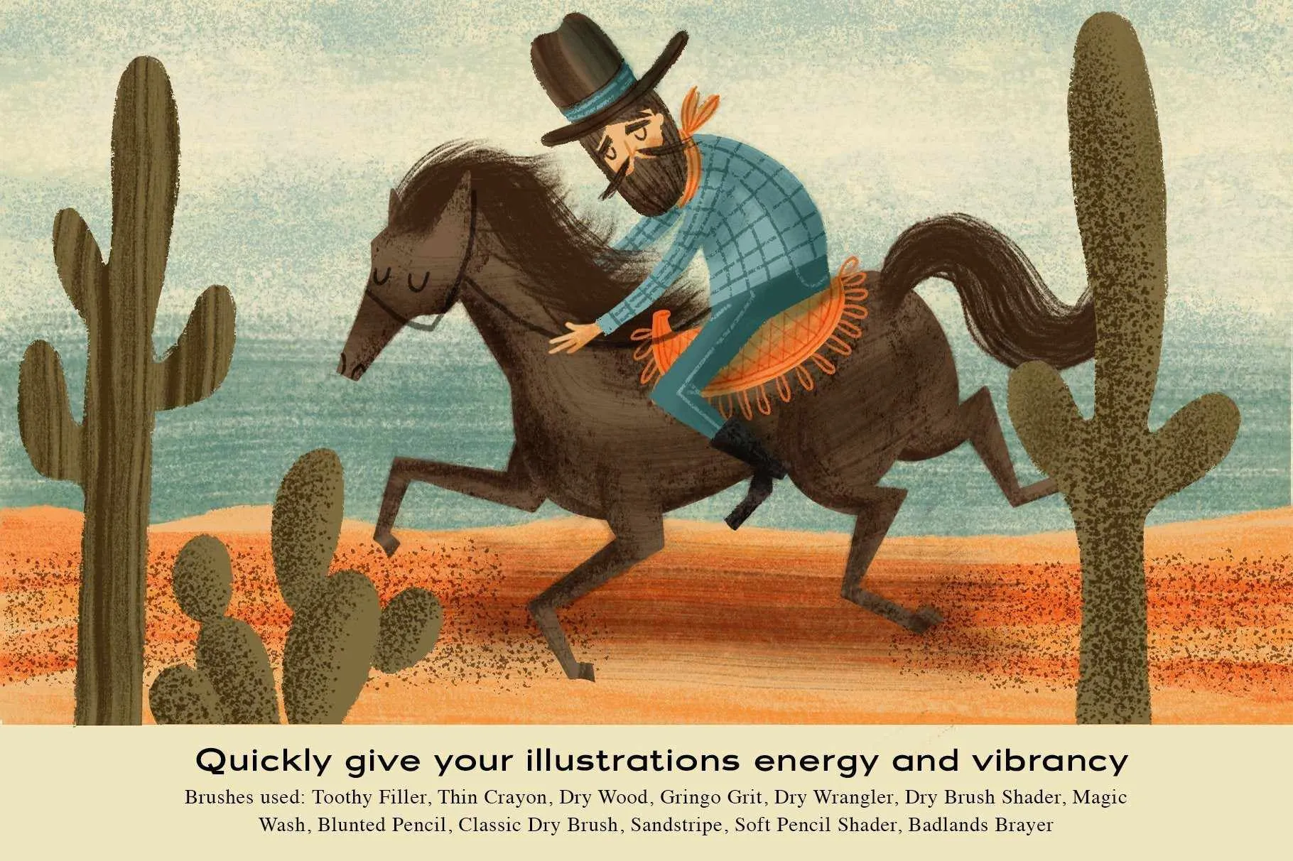The Complete Mid-Century Brush Collection for Photoshop