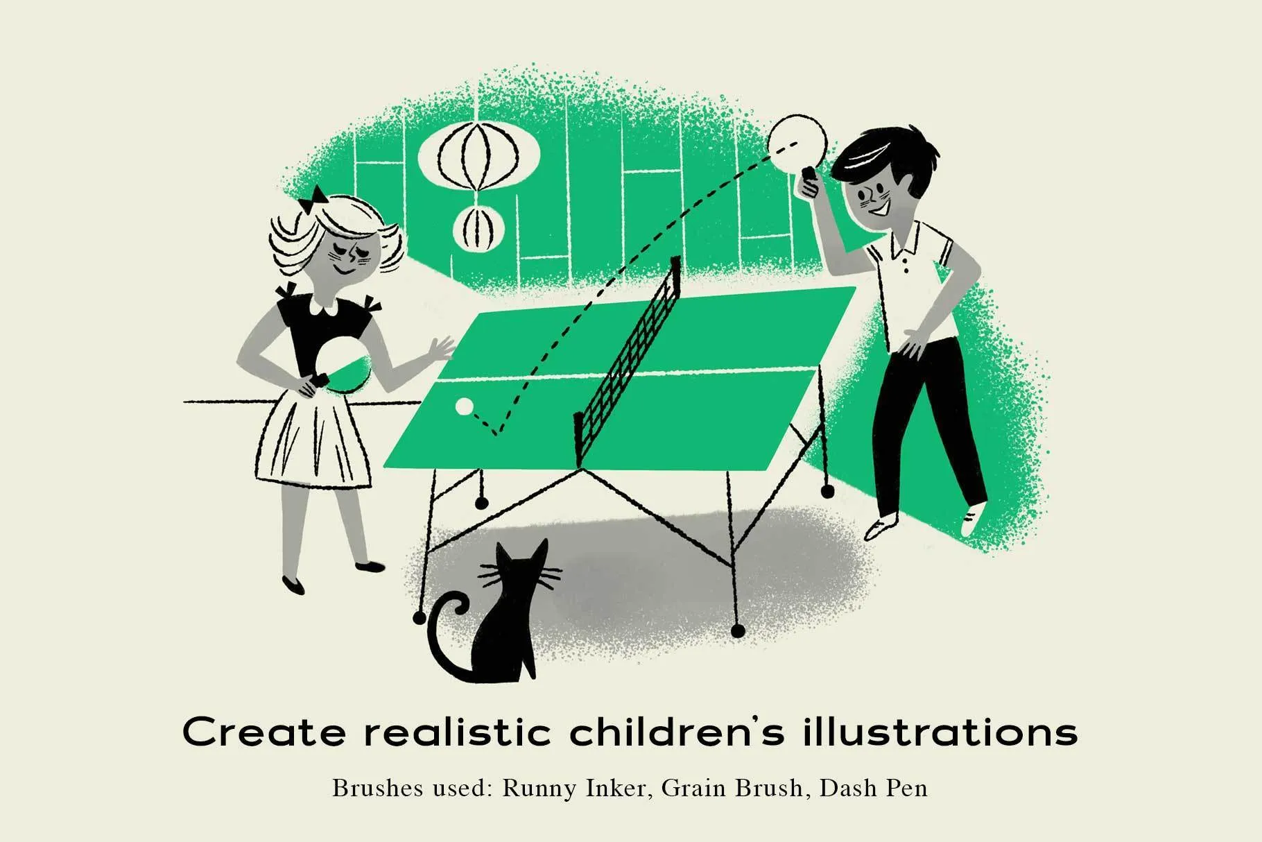 The Complete Mid-Century Brush Collection for Photoshop