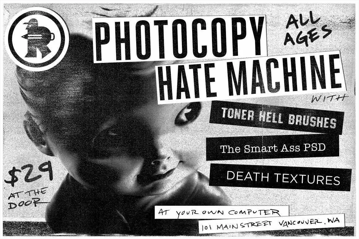The Photocopy Hate Machine | Photoshop Bundle