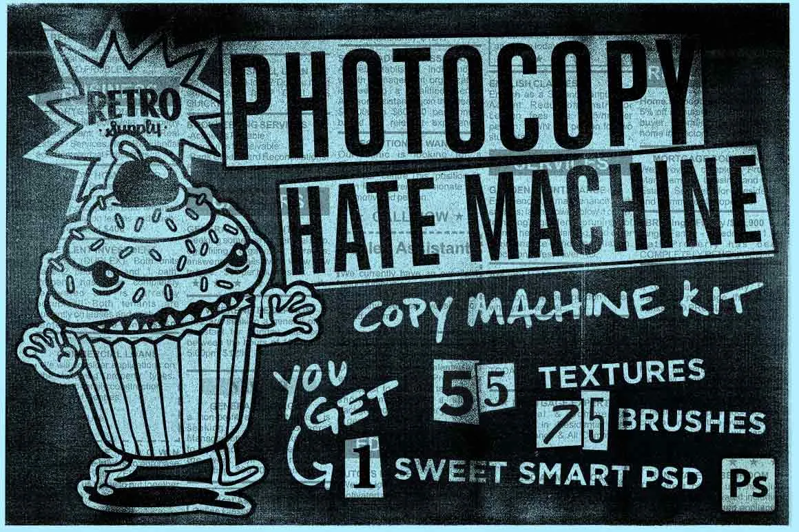 The Photocopy Hate Machine | Photoshop Bundle