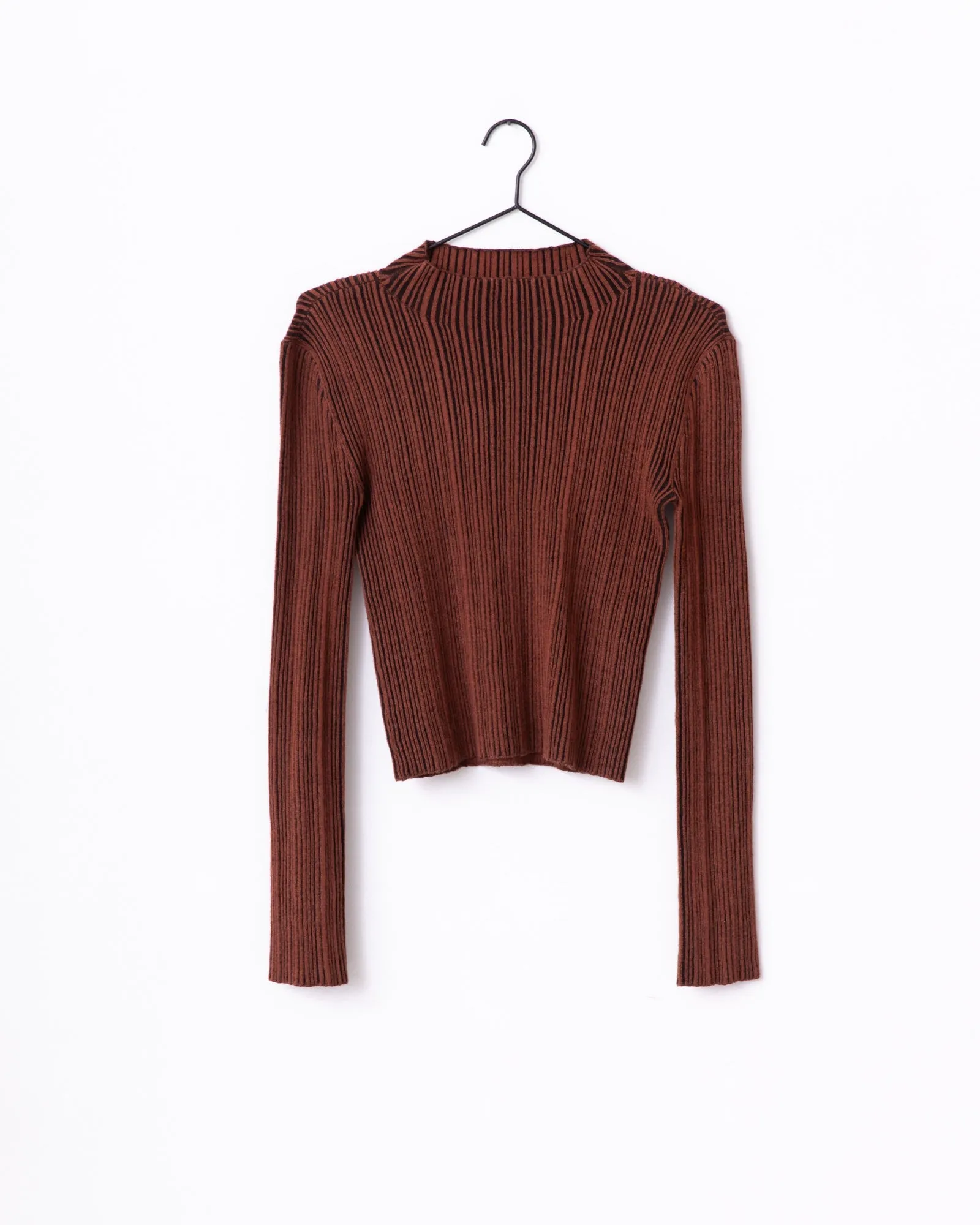 TILTIL Rowie Contrasted Knit Rust Black