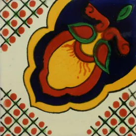 Traditional Mexican Border Tile - Amanecer, Corner