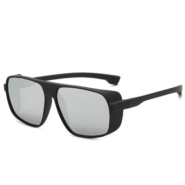 Vintage Square Men Steampunk Sunglasses Retro Classic Punk Ladies Oversiezed Sunglasses for Women Men Luxury Sun Glasses UV400