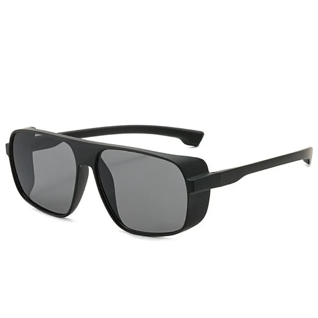 Vintage Square Men Steampunk Sunglasses Retro Classic Punk Ladies Oversiezed Sunglasses for Women Men Luxury Sun Glasses UV400