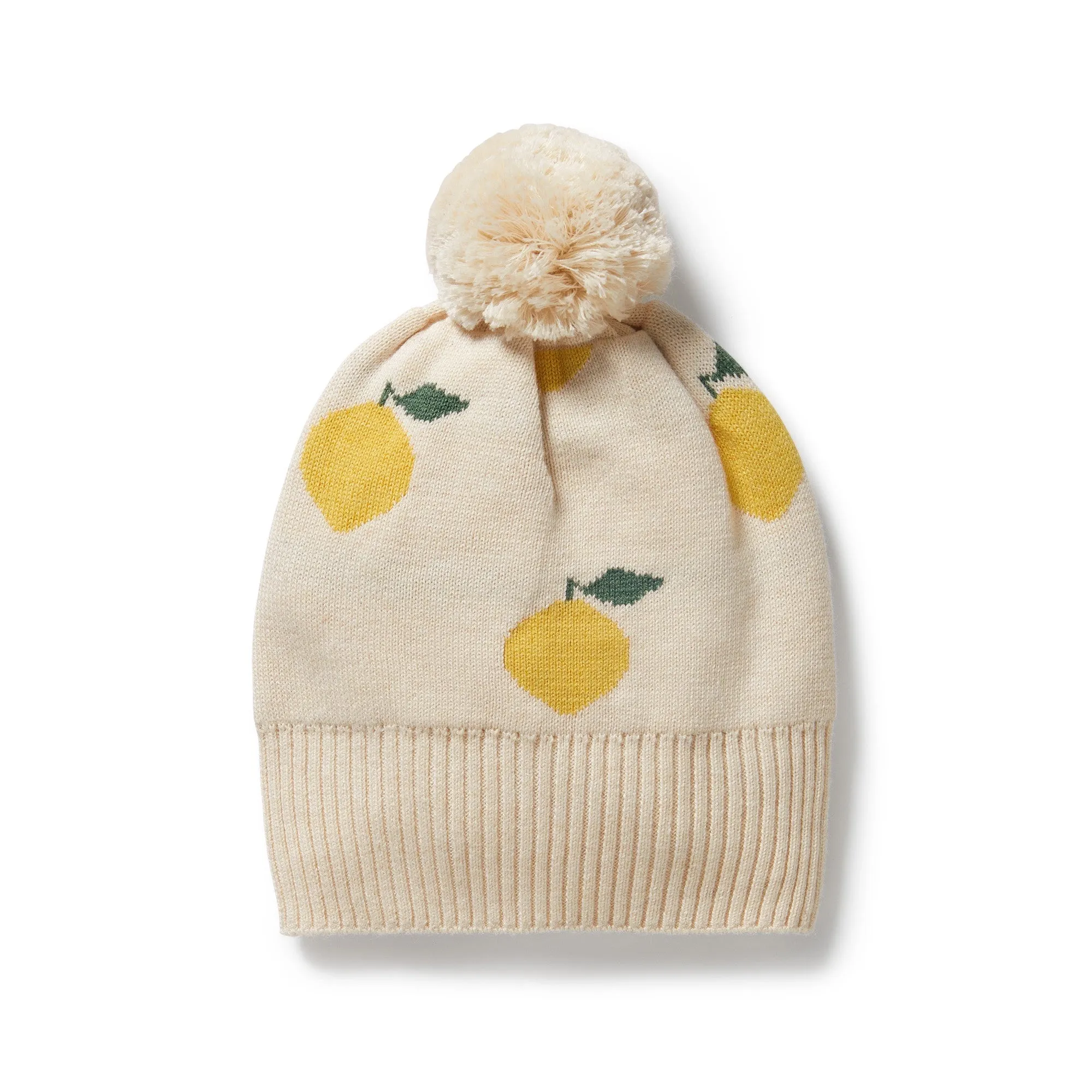 Wilson & Frenchy - Lemony Organic Knitted Jacquard Hat