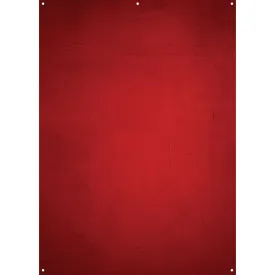 X-Drop Canvas Backdrop - Aged Red Wall (5' x 7')