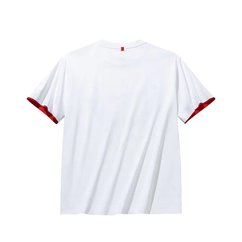 【Yibo Wang】Anta Ling Loong Tee 2024 Paris Olympics T-shirt - Snow White