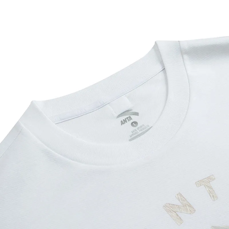 【Yibo Wang】Anta Ling Loong Tee 2024 Paris Olympics T-shirt - Snow White